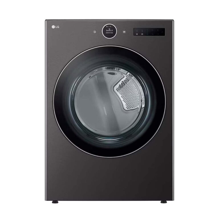 LG Secadora de Carga Frontal 22kg DF74BFXS6BE, Acero Negro, ThinQ