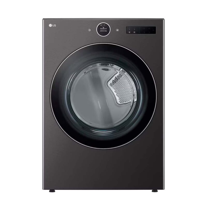 LG Secadora de Carga Frontal 22kg DF74BFXS6BE, Acero Negro, ThinQ