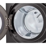 LG Secadora de Carga Frontal 22kg DF74BFXS6BE, Acero Negro, ThinQ
