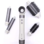 Secador de aire iónico Riva Hair Pro: 5 en 1 AeroStyle, gris claro