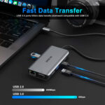 Adaptador multipuerto MOKiN 10 en 1 USB-C Hub (X002FA9PUS) - Imagen 3