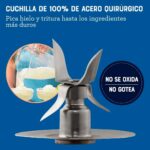 Oster Licuadora con Vaso de Vidrio y 6 Velocidades más Pulso BLSTPEG-GPB