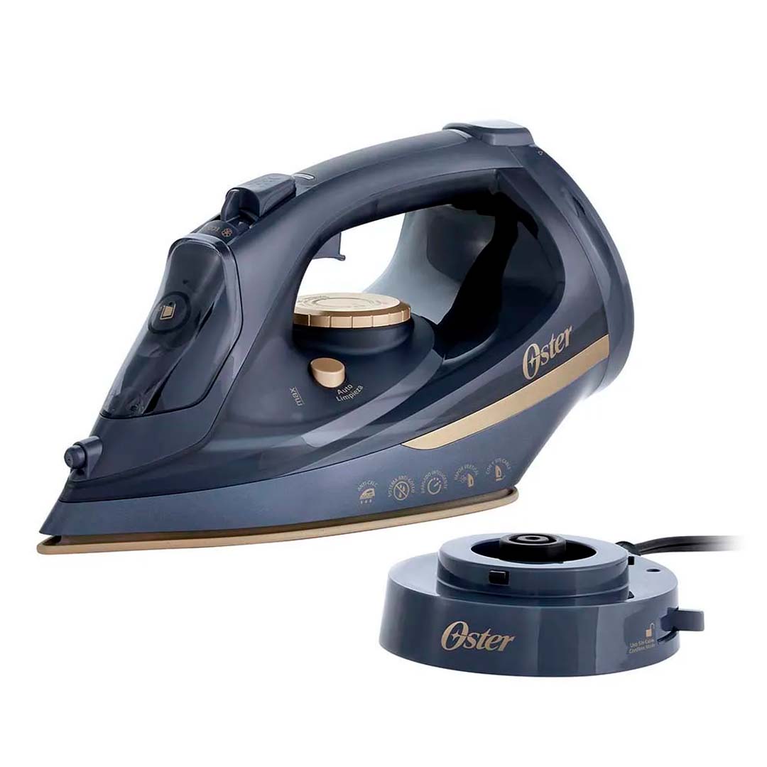Oster Plancha a Vapor OSTGCSTCC5000, 2 en 1 con Suela de Cerámica, Azul Oster Plancha a Vapor OSTGCSTCC5000, 2 en 1 con Suela de Cerámica, Azul