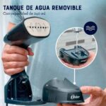 Oster Vaporizador de Telas Portátil con Cable de 2,5 mts, Capacidad de 240 ml, Negro GCSTES101