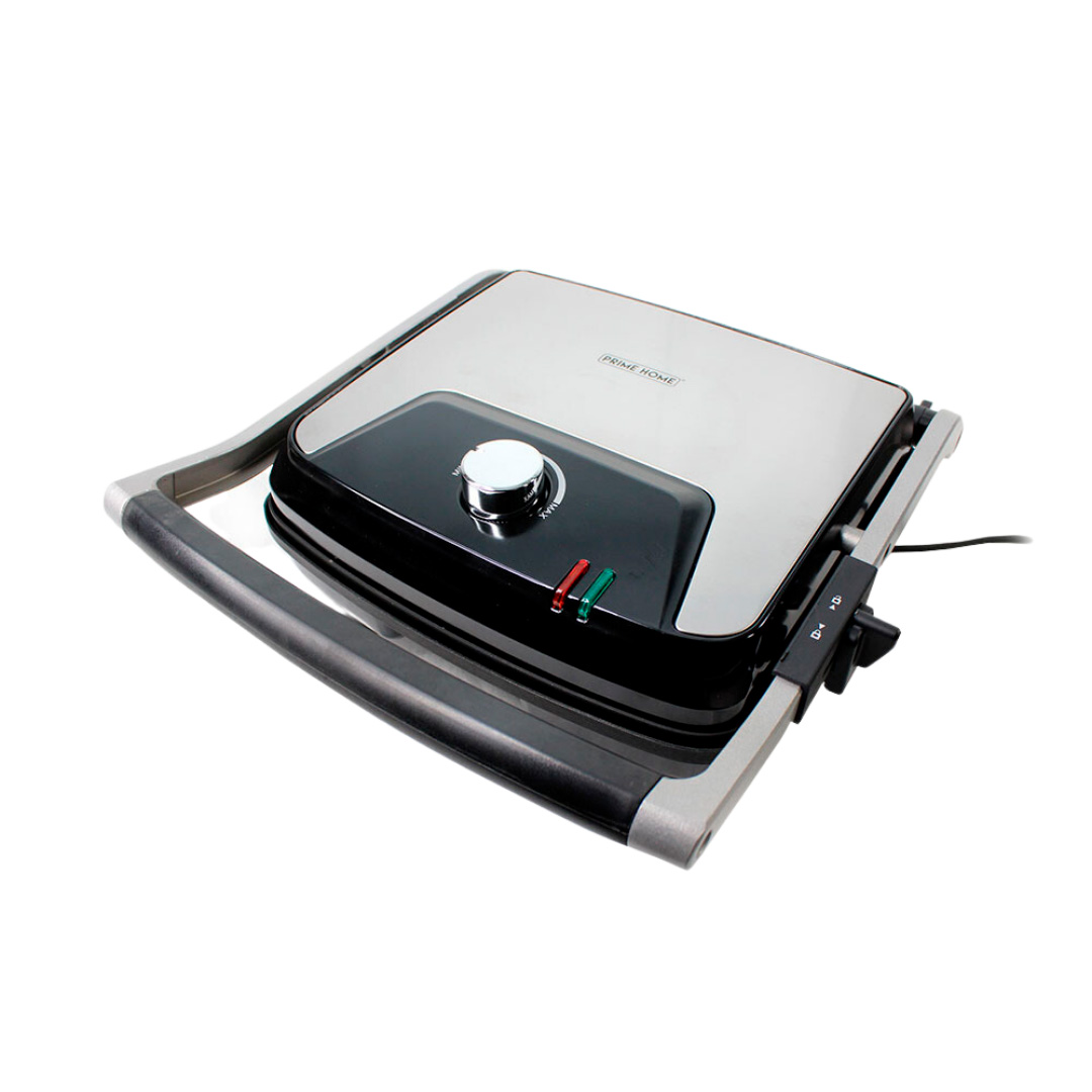 Prime Home Sandwichera GrillPanini GRP1800SS (1) Sandwichera Prime Home Grill/Panini GRP1800SS - Imagen 1