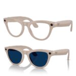 Lentes IA Ray-Ban Meta Skyler (Gen 2) gris tiza brillante con cristales de transición zafiro (T 150, S 52)