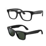 Lentes IA Ray-Ban Meta Wayfarer (Gen 2) en negro brillante (Talla M), y con lentes de transición transparente/Verde Grafito (T 150, S 50) - Imagen 2