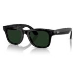Lentes IA Ray-Ban Meta Wayfarer (Gen 2) en negro brillante (talla L), con lentes de transición transparente/Verde Grafito (T 155, S 53) - Imagen 4
