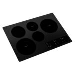 Whirlpool 30 Electric Ceramic Glass Cooktop with Two Dual Radiant Elements WCE97US0KB (5 Zonas)