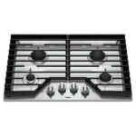 Whirlpool 30 Gas Cooktop with EZ-2-Lift Hinged Cast-Iron Grates WCG55US0HS