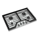 Whirlpool 30 Gas Cooktop with EZ-2-Lift Hinged Cast-Iron Grates WCG55US0HS