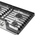 Whirlpool 30 Gas Cooktop with EZ-2-Lift Hinged Cast-Iron Grates WCG55US0HS