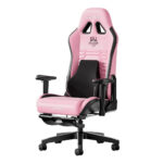 Silla gaming AutoFull AF083PMSA-CB + almohada ergonómica - Rosa