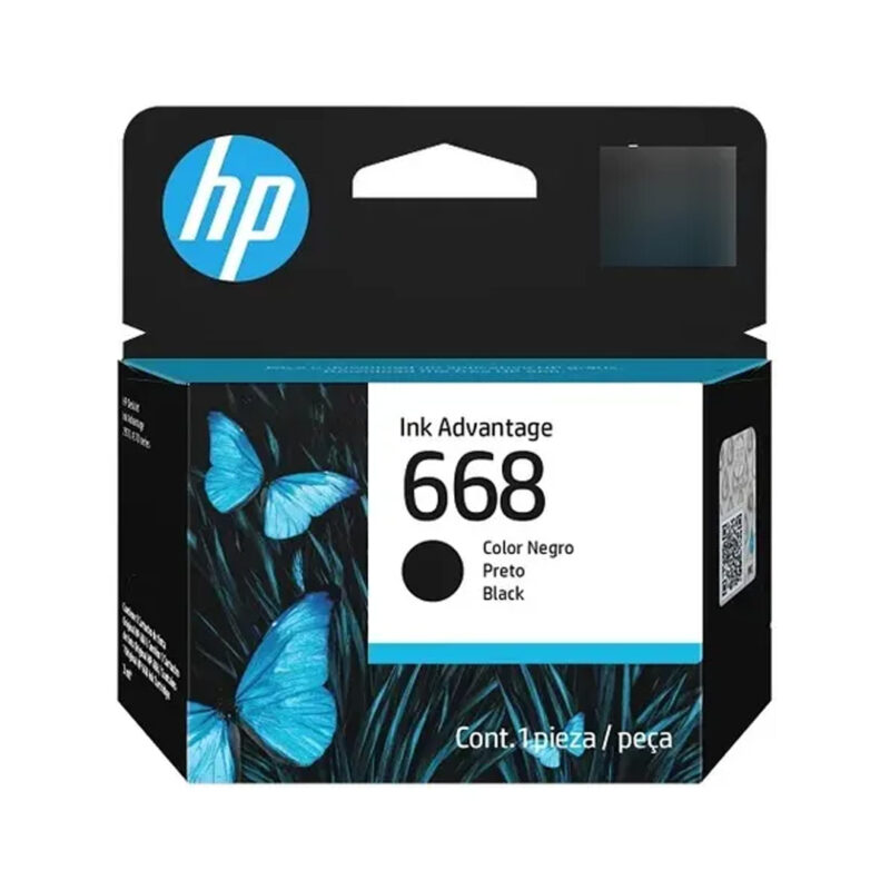 HP Ink Advantage 668, Black