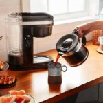 KitchenAid 12 Cup Drip Coffee Maker with Spiral Showerhead Onyx Black KCM1208OB