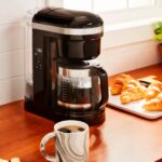 KitchenAid 12 Cup Drip Coffee Maker with Spiral Showerhead Onyx Black KCM1208OB