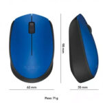 Mouse inalámbrico Logitech M170 Blue/Black 910-004800 - Imagen 4