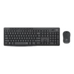 Combo inalámbrico teclado y mouse Logitech MK295 Silent - Grafito