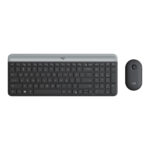 Combo inalámbrico teclado y mouse Logitech MK470 Slim 920-009266 - Graphite