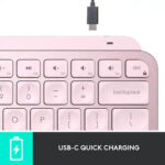 Teclado inalámbrico Logitech MX Keys Mini 920-010474 - Rose - Imagen 3