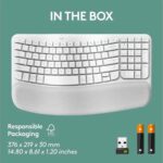 Teclado inalámbrico Logitech Wave Keys Ergonomic 920-012275 ENG - Blanco - Imagen 4