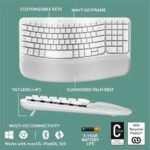 Teclado inalámbrico Logitech Wave Keys Ergonomic 920-012275 ENG - Blanco - Imagen 3