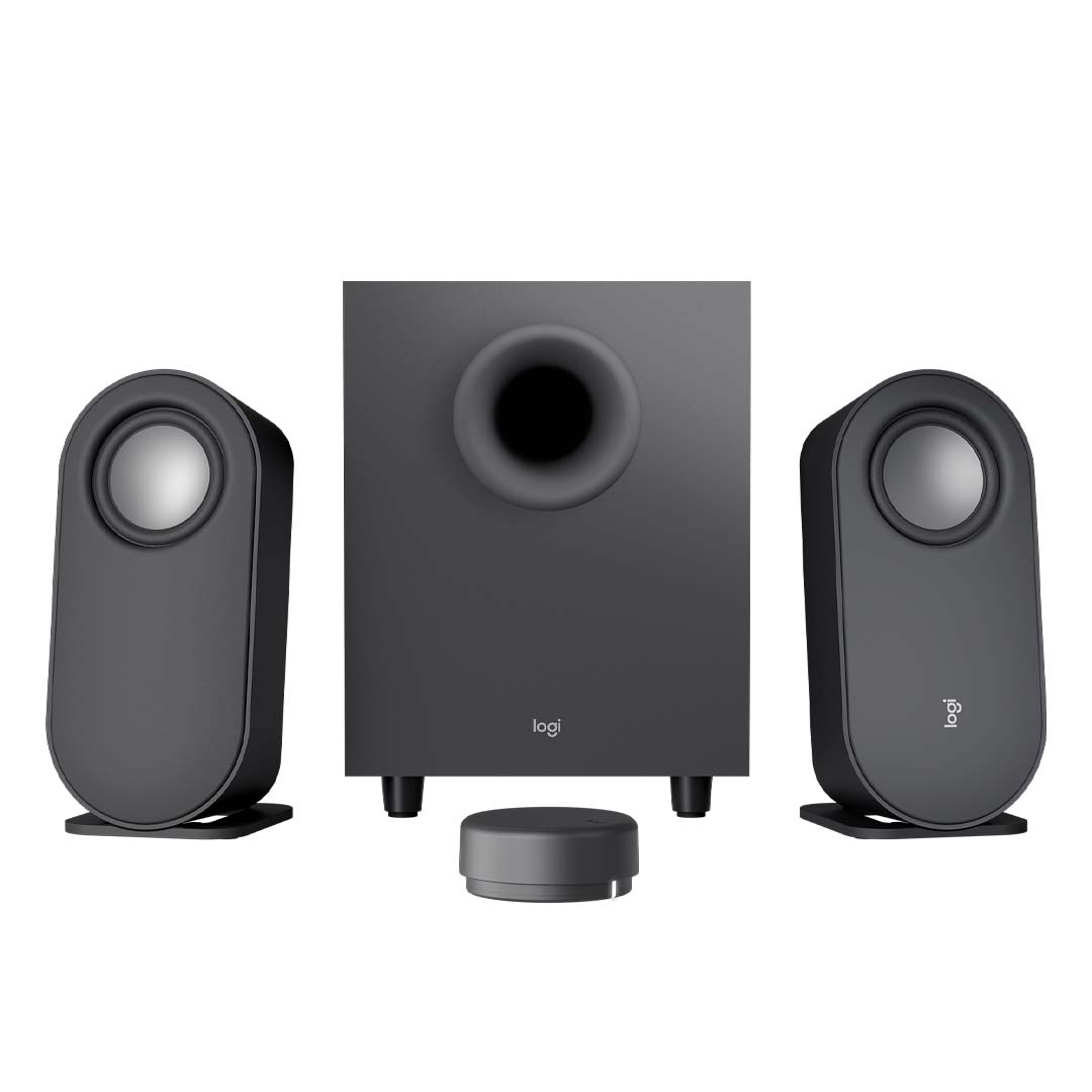 Logitech Z407 Bluetooth Computer Speakers with Subwoofer and Wireless Control Graphite 980-001347 (1) Cornetas para computadora Logitech Z407 980-001347 Grafito - Imagen 1