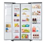 Samsung Refrigerador Side By Side 21.5 cu.ft (RS22T5561SRAA), Platinum Silver