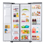 Samsung Refrigerador Side By Side 26.7 cu.ft (RS27T5561SRAA), Silver Mirror