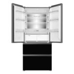 Aiwa Refrigeradora French Door (AWHFDTC53001), 18.7 CuFt, Black Stainless