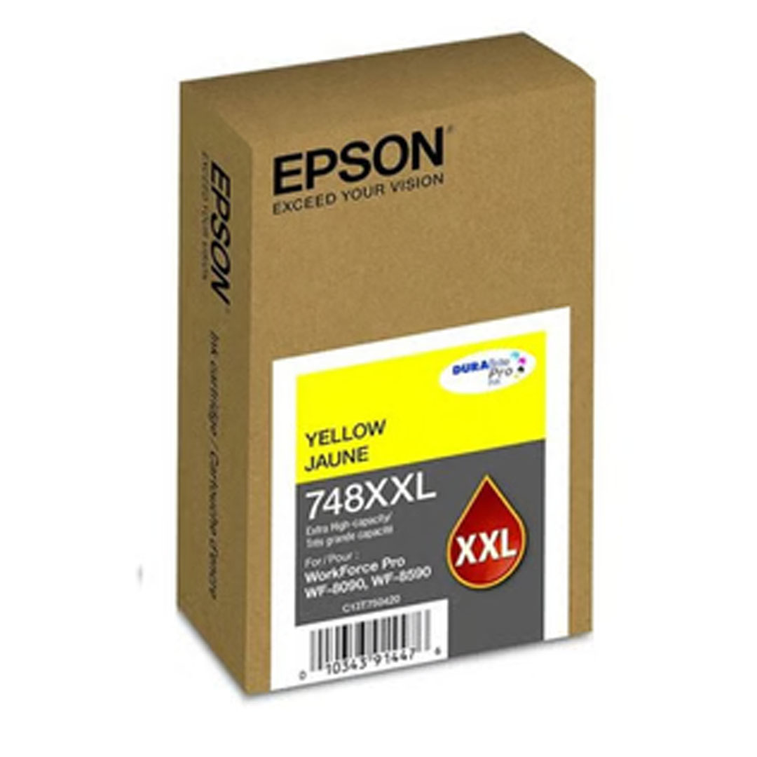 Epson DURABrite Pro Ink 748XXL Yellow (2) Cartucho tinta Amarilla Epson DURABrite Pro 748XXL - Imagen 1