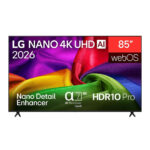 LG 85 Nano 4K UHD AI NU80 85NU800BPSB