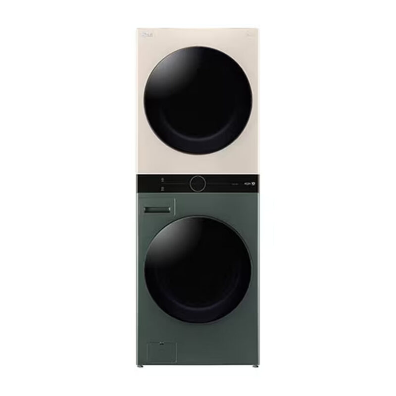 LG WashTower WK25GBS6E 25Kg(Lavado) 22Kg (Secado) Carga Frontal Inverter AI Q BeigeVerde