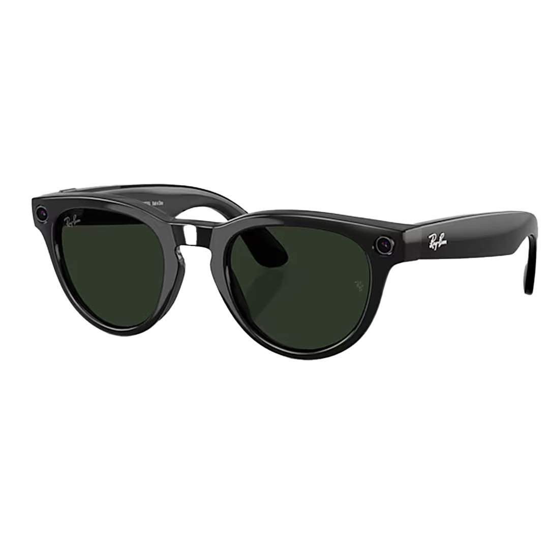Mesa de trabajo 1 Lentes IA Ray-Ban Meta Headliner (Gen 2) RW4013 Shiny Black/Graphite Green Transitions - Imagen 1