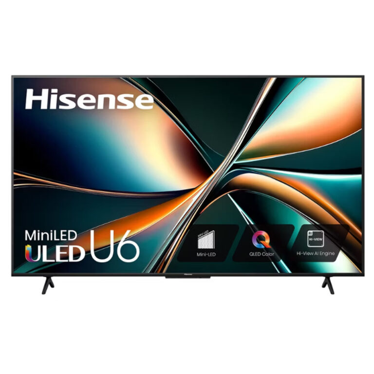 Televisor Hisense 65” - Class U6 Series Mini-LED ULED 4K Google TV - 65U6N