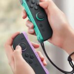 Controles Nintendo Joy-Con Switch 2 (L y R) - Lila y verde pastel - Imagen 3