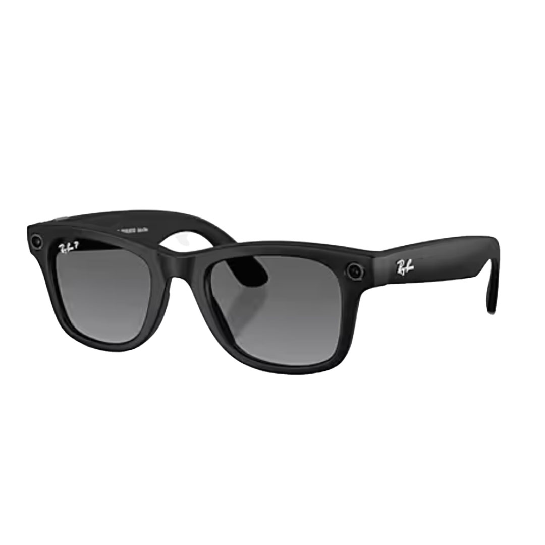 Ray Ban Meta Wayfarer (Gen 2) RW4012 Shiny BlackPolar Gradient Graphite (T 155, S 53) (1)(1) Lentes IA Ray-Ban Meta Wayfarer (Gen 2) RW4012 Shiny Black/Polarized Gradient Graphite - Imagen 1