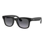 Lentes IA Ray-Ban Meta Wayfarer RW4008 Matte black/ Graphite polarized - Imagen 4
