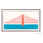 Samsung 55 The Frame Marco Madera Oscura Brown VG-SCFA55BWBRU