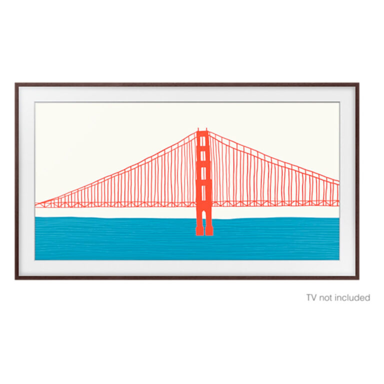 Samsung 55 The Frame Marco Madera Oscura Brown VG-SCFA55BWBRU