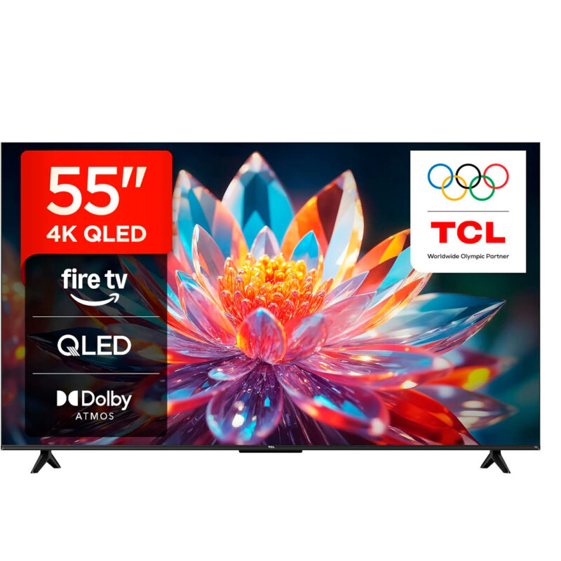 TCL 55 55T6C QLED 4K HDR 10+ Dolby Vision & Atmos Smart Fire TV