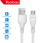 Cable Micro a USB Yoobao C5 de carga rápida 1m. - Blanco - Imagen 3