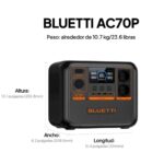 BlueTTi Power Station AC70P, 1000w 768Wh