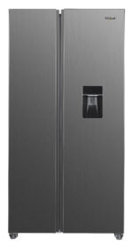 Whirlpool Refrigerador Xpert Inverter Side by Side 518L +Dispensador (WD1610S), Gris.