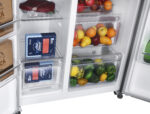 Whirlpool Refrigerador Xpert Inverter Side by Side 518L +Dispensador (WD1610S), Gris.