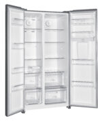Whirlpool Refrigerador Xpert Inverter Side by Side 518L +Dispensador (WD1610S), Gris.