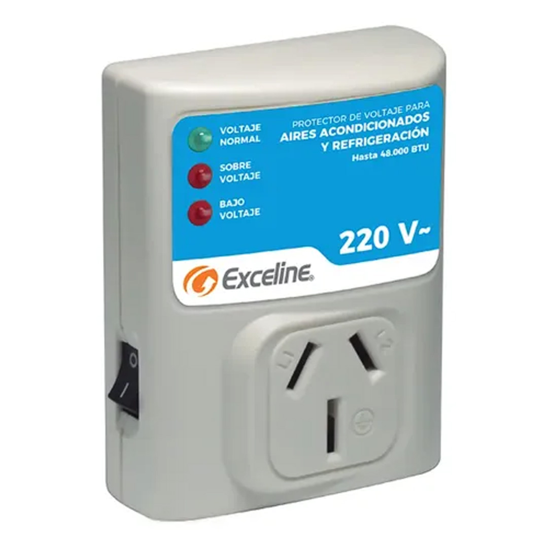 Exceline Protector de Voltaje para Aires Acondicionados GSM-RE220CS 220VAC 10-16AMP Protector de Voltaje para Aires Acondicionados Exceline GSM-RE220CS 220VAC/10-16AMP - Imagen 1
