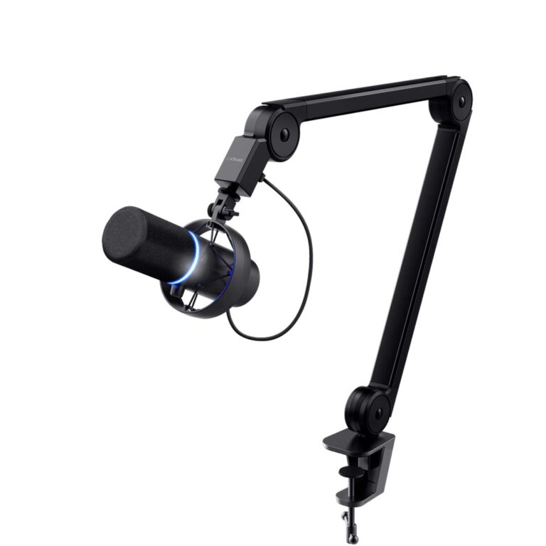 GXTrust GXT 255+ Onyx Micrófono profesional con brazo (24354).