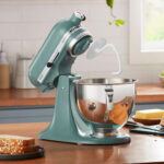 Batidora KitchenAid Artisan 4.7L cabezal inclinable - Mint Julep (KSM150PSMJ)