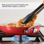 Set de Ollas y Sartenes KitchenAid de ceramica 8 Piezas (12721) - Rojo Imperial - Imagen 2